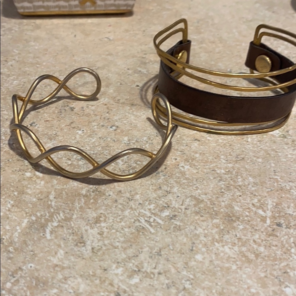 2 cuff bracelets
